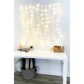Perfect Holiday 120 LED Curtain String Fairy Lights Warm White 5116